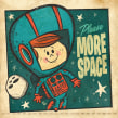 Please, More Space! . Un proyecto de Ilustración, Dirección de arte, Ilustración digital e Ilustración infantil de Ed Vill - 05.08.2021