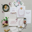 Wedding calligraphy & wedding day stationery. Un proyecto de Caligrafía de Mathilda Lundin - 10.08.2021