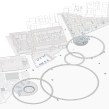 Circle Waves. Design, Traditional illustration, Architecture, and Architectural Illustration project by PAKKA - 09.30.2021