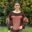 Sweater Lumina Jacquard. Un proyecto de Diseño, Diseño de vestuario, Diseño de moda y Tejido de Jandi Gardiazabal - 05.10.2021