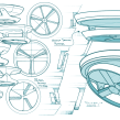 Halo - Ceiling Fan. Un proyecto de Diseño industrial y Diseño de producto de Andrew Edge - 15.10.2021