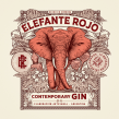 Elefante Rojo /// Gin Artesanal cordobés 🐘🇦🇷. Design, Traditional illustration, Art Direction, Graphic Design, Packaging, Product Design, Pencil Drawing, Drawing, Digital Illustration, Artistic Drawing, Digital Design, Botanical Illustration, T, pograph, Design, and Digital Drawing project by Emi Renzi - 10.18.2021