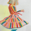 Pirouette blog - fashion show illustration assignment. Ilustração tradicional, Moda, e Desenho projeto de Chris Gambrell - 01.02.2020