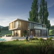 Residence in Tuscany. Un proyecto de Visualización arquitectónica, Fotomontaje y Matte Painting de Carles Marsal - 06.05.2021