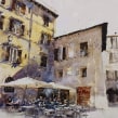 Paesaggio urbano. Pintura, Arte urbana, Desenho, e Pintura em aquarela projeto de Roberto Zangarelli - 01.11.2021