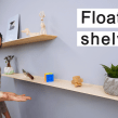 Thin and strong floating shelves. Design projeto de Alexandre Chappel - 19.01.2021