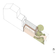 Cloister Corner. Un proyecto de Diseño, Arquitectura, Arquitectura interior y Diseño de interiores de nimtim architects - 03.11.2021