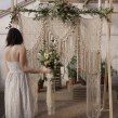 Wedding backdrop. Fiber Arts, and Macramé project by Fanny Zedenius - 11.04.2021