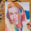 My project in Expressive Portrait Drawing with Soft Pastels course. Ilustração, Artes plásticas, Desenho, Ilustração de retrato, Desenho de retrato, e Desenho artístico projeto de Chris Gambrell - 04.11.2021