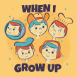 When i grow up… . Um projeto de Ilustração de Ed Vill - 09.11.2021