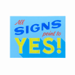 All signs point to yes. H, and Lettering project by Christopher Rouleau - 11.28.2021