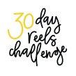 Host of the 30 Day Reels Challenge. Redes sociais projeto de Natasha Samuel - 30.11.2021