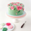 Palette Knife Floral Cake. Projekt z dziedziny Design, Craft, Kuchnia i Sztuki kulinarne użytkownika Liz Shim - 11.01.2022