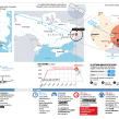 Malaysian Flight MH17 Disaster in Eastern Ukraine Ein Projekt aus dem Bereich Informationsdesign, Infografik und Editorial Illustration von Marco Giannini - 25.01.2022