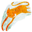 year of the tiger. Un proyecto de Ilustración tradicional de Renata Galindo - 01.02.2022