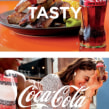 "Meals" - A campaign to promote Coca Cola with food. Un proyecto de Diseño, Fotografía, Cocina y Fotografía gastronómica de Victoria Granof - 06.07.2021