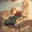 Les belles histoires de grand-mère. Illustration, Painting, Children's Illustration, and Picturebook project by Julie Mellan - 10.07.2021