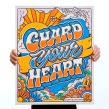 "Guard Your Heart" (My project for course: Visual Storytelling with Hand-Lettering and Illustration). Un proyecto de Tipografía, Lettering, Ilustración digital, H y lettering de David Leutert - 06.09.2021