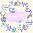 Snapchat Sticker Pack. Illustration, and Graphic Design project by Becky Cas - 03.18.2022