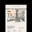 Point of Reference Studio Website. Um projeto de Design, UX / UI, Design gráfico, Design interativo, Web design, Mobile design e Design digital de Eva Sánchez Clemente - 24.03.2022