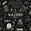The Killers Poster - Desert Days & Neon Nights. Un progetto di Illustrazione tradizionale, Graphic design, Tipografia e Illustrazione vettoriale di Erikas Chesonis - 06.06.2021
