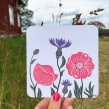 Flower stamps. Un proyecto de Artesanía de Viktoria Åström - 21.04.2022