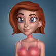 Princesa cartoon 3D: modela desde cero con ZBrush . 3D, Character Design, 3d Modeling, 3D Character Design, and 3D Design project by Miguel Miranda - 05.03.2022