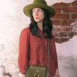Phoebe Crossbody in Olive. Fashion project by Hemlock and Hyde - 05.18.2022