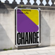 Change. Festival. Un projet de Motion design, Br, ing et identité et Infographie de Studio Mistaker - 24.09.2020