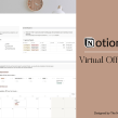 Notion Virtual Office & Productivity Dashboard. Graphic Design, Web Design, No-Code Development, Management, and Productivit project by Frances Odera Matthews - 05.25.2022