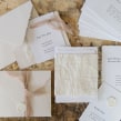 Romantic stationery for a Lake Como wedding. Paper Craft, Upc, cling, Stationer, and Design project by Sonia Carta Muriel - 06.07.2022