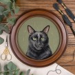 My project for course: Embroidered Pet Portraits: The Thread Painting Technique. Embroider, Textile Illustration, Naturalistic Illustration, and Textile Design project by Michelle Staub ⋆ StitchingSabbatical - 06.04.2022