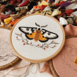 Mariposa Maravilhosa. Un proyecto de Artesanía, Bordado y Diseño textil de Carla Ramos - 21.07.2022