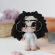 Mi proyecto del curso: Amigurumis: personas tejidas a crochet. Un proyecto de Artesanía, Diseño de juguetes, Tejido, Crochet, Amigurumi y Diseño textil de Lhylaraña - 20.09.2022