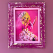 Gesso and gold metal leaf frame for drag photo. Woodworking project by Annika McSeveny (Antika) - 10.03.2022