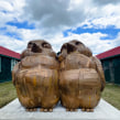 Twin Birds. Projekt z dziedziny Instalacje, Craft i Rzeźba użytkownika Laurence Vallières - 28.11.2022