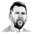 Messi. Traditional illustration project by Leonardo Gauna - 12.28.2022