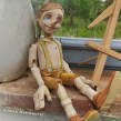 Pinocchio puppet Ein Projekt aus dem Bereich Design von Figuren, H, werk, Aquarellmalerei, Dekoration von Innenräumen, Art To und Tischlerei von Luděk Burian - 04.02.2023