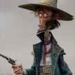 Howdy Ned!. Un proyecto de Cine, vídeo, televisión, 3D, Diseño de personajes, Escultura, Animación de personajes, Modelado 3D, Diseño de personajes 3D y Diseño 3D de Matias Zadicoff - 24.02.2023