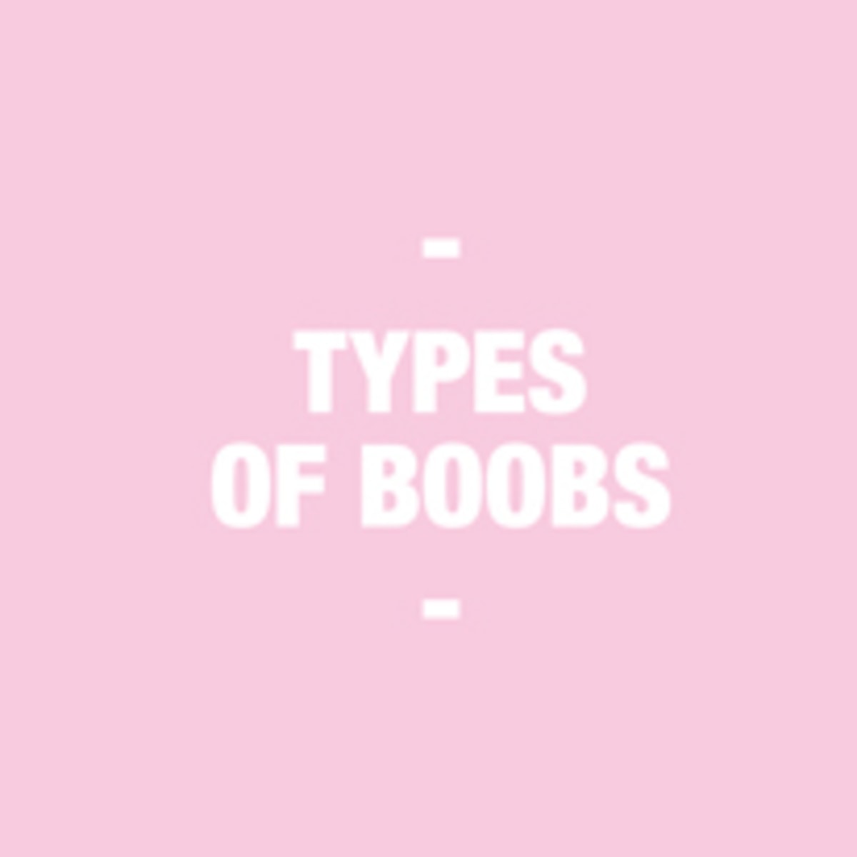 Types Of Boobs Domestika