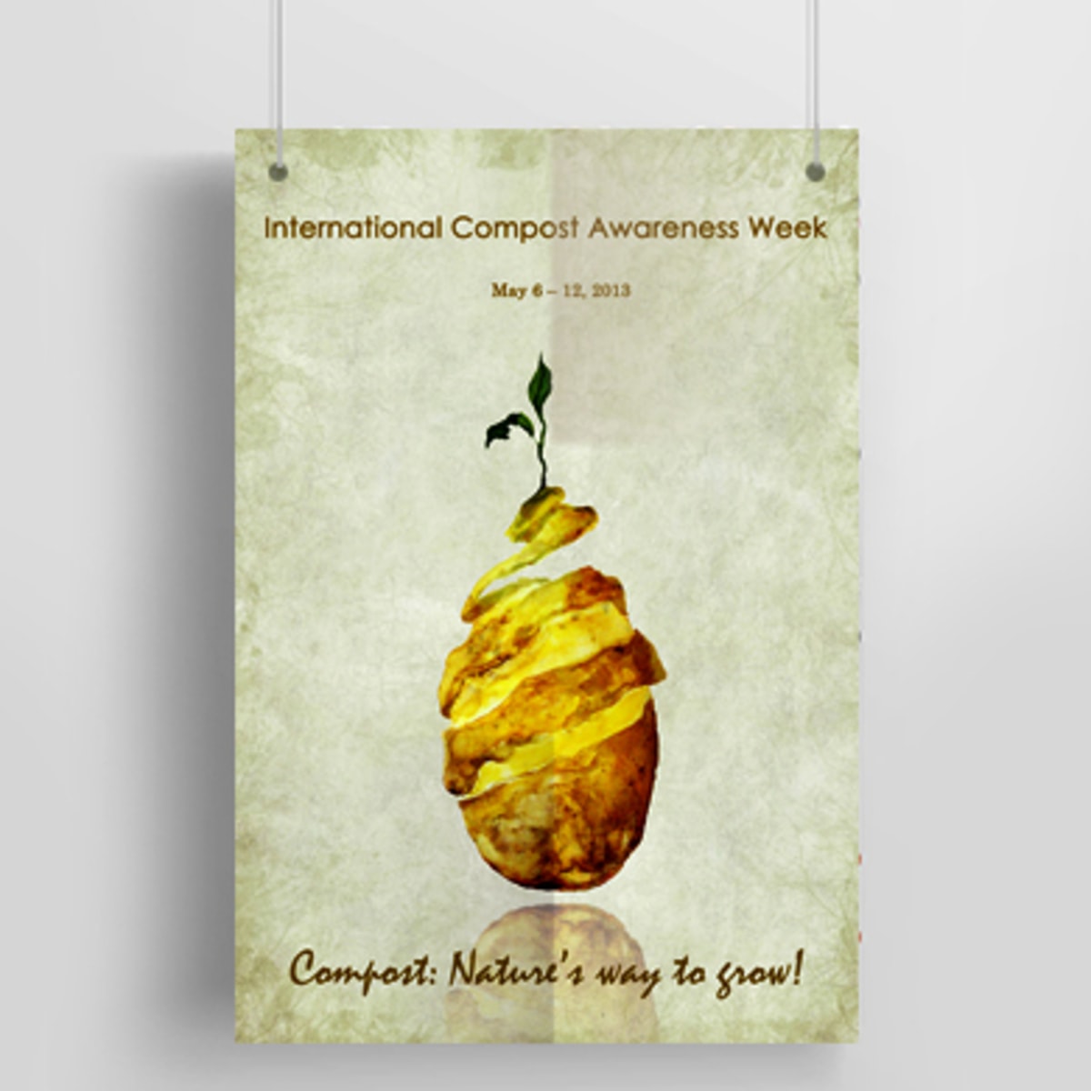 International Compost Awareness Week. Poster Domestika