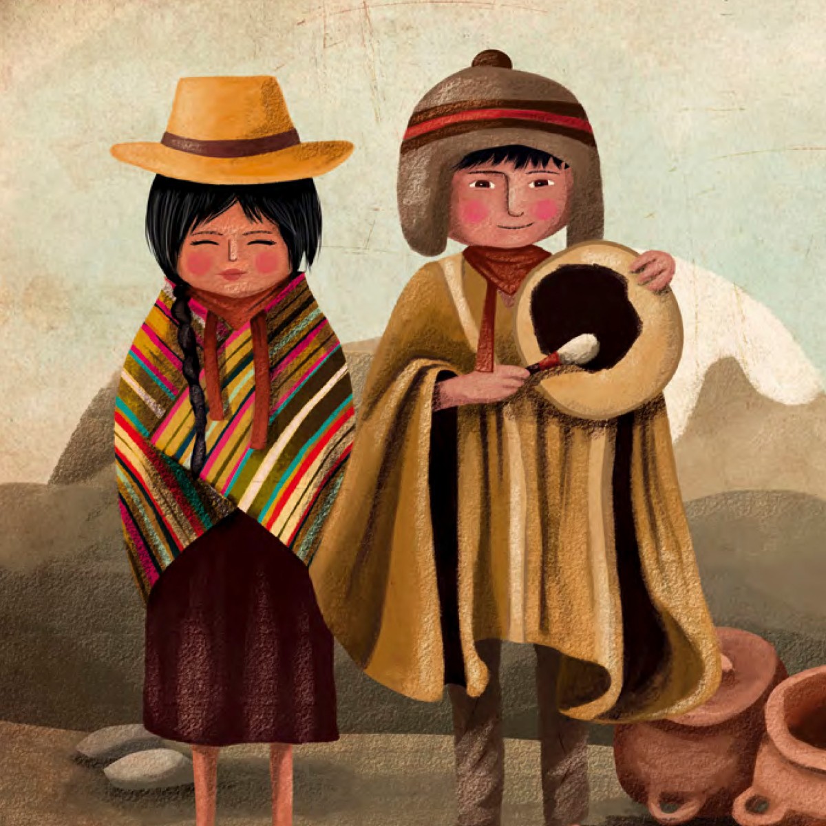 48 Ideas De Pueblos Originarios De Chile Originario Chile Ilustraciones