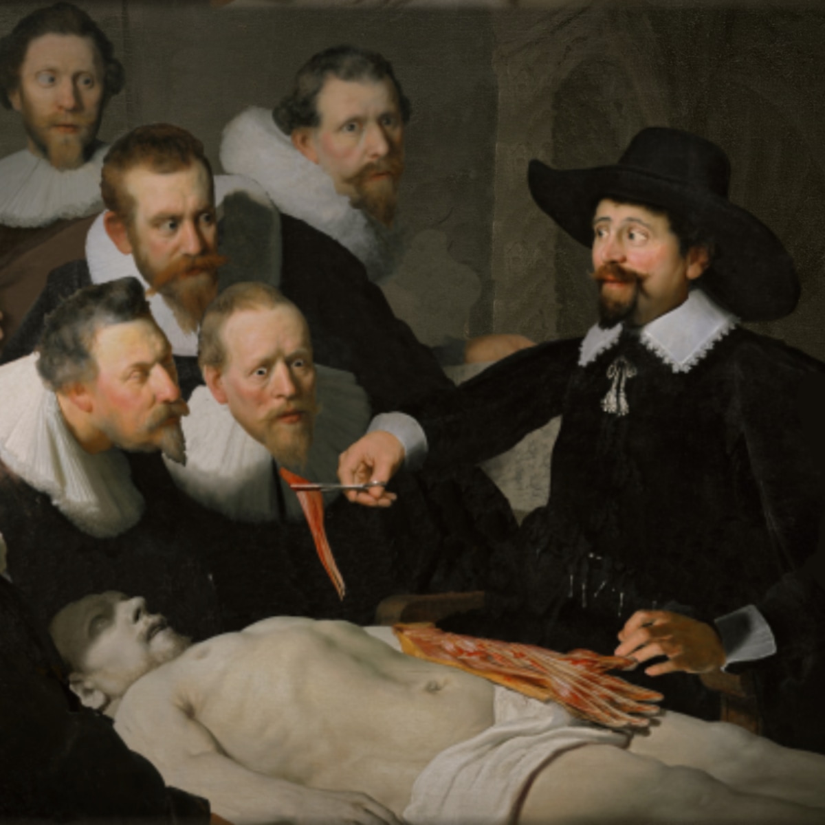 Rembrandt Y Flicflac Estudio Lección De Anatomía Del Dr Nicolaes