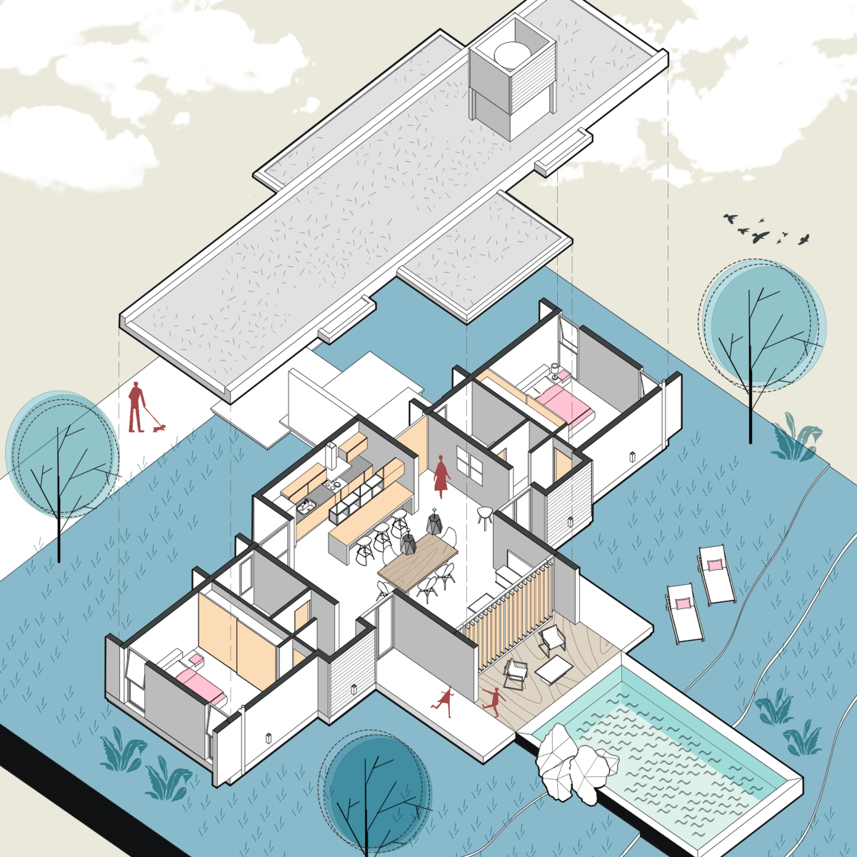 Mi Proyecto Del Curso Ilustración Digital De Proyectos Arquitectónicos Domestika 