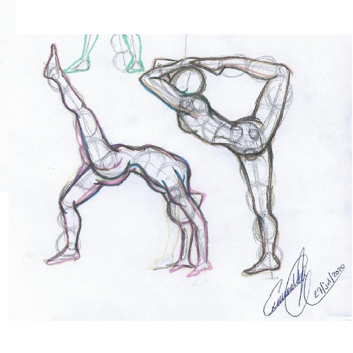Práctica/poses/flexibilidad | Domestika
