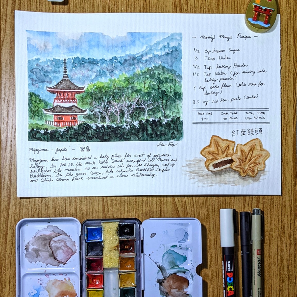 watercolor travel journal ideas