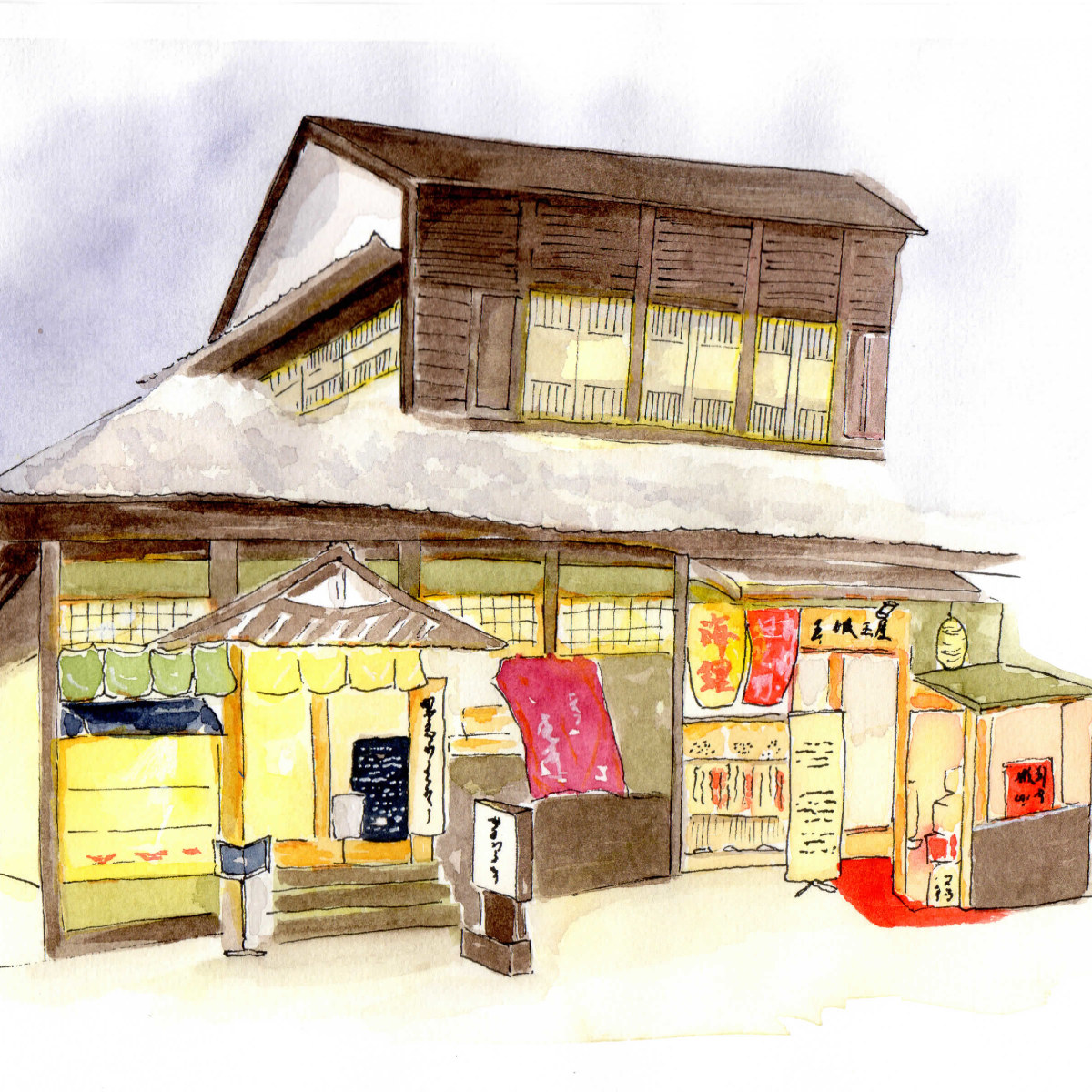 My project in Architectural Sketching with Watercolor and Ink course ...
