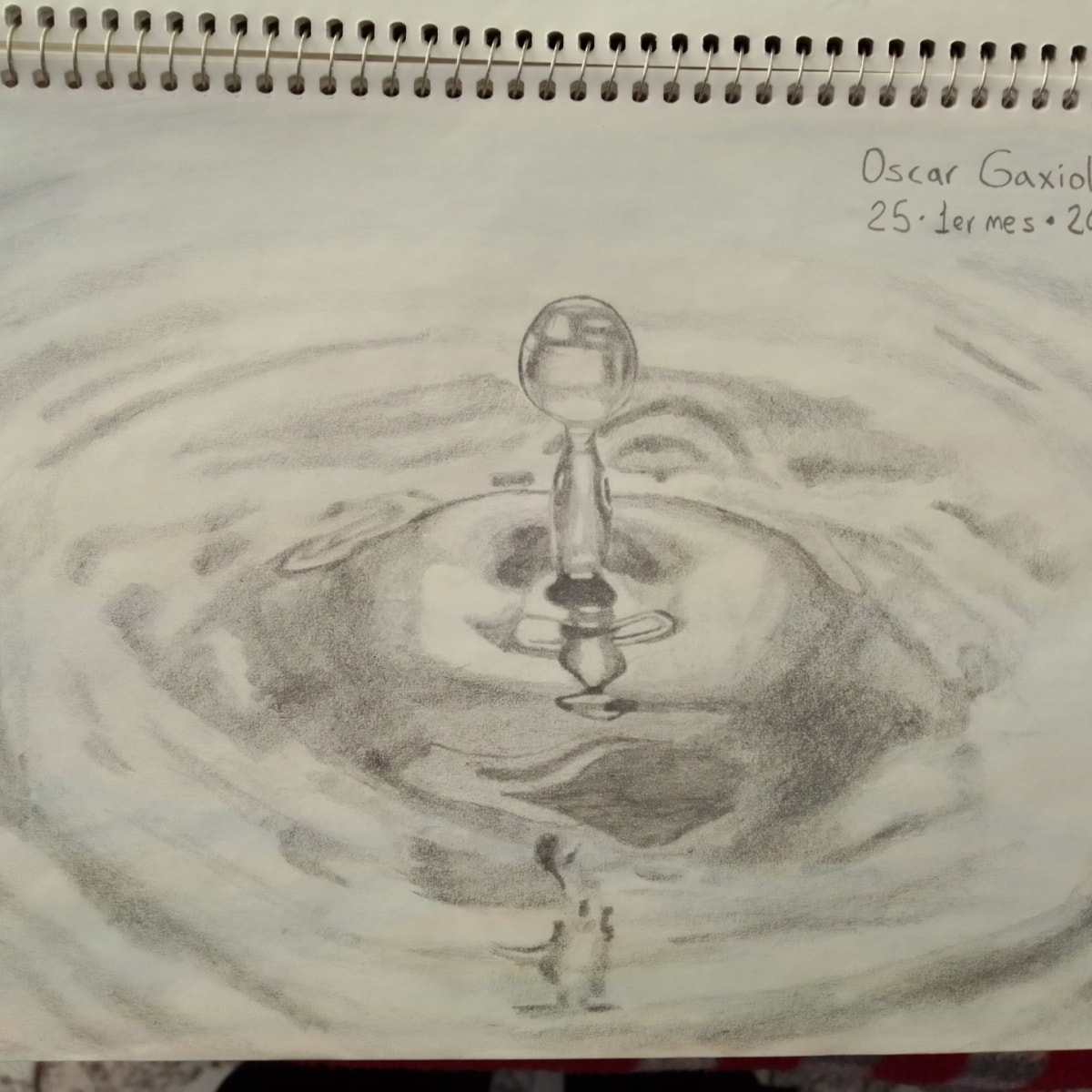 Desenhando gota de água #comodesenhar #realismo #desenhosrealistas