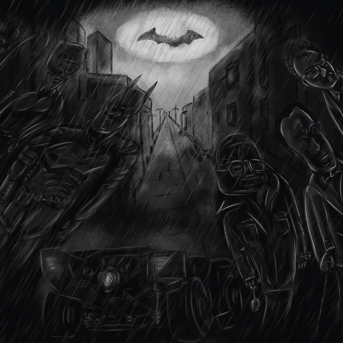 The Batman Fan Art Domestika 1299