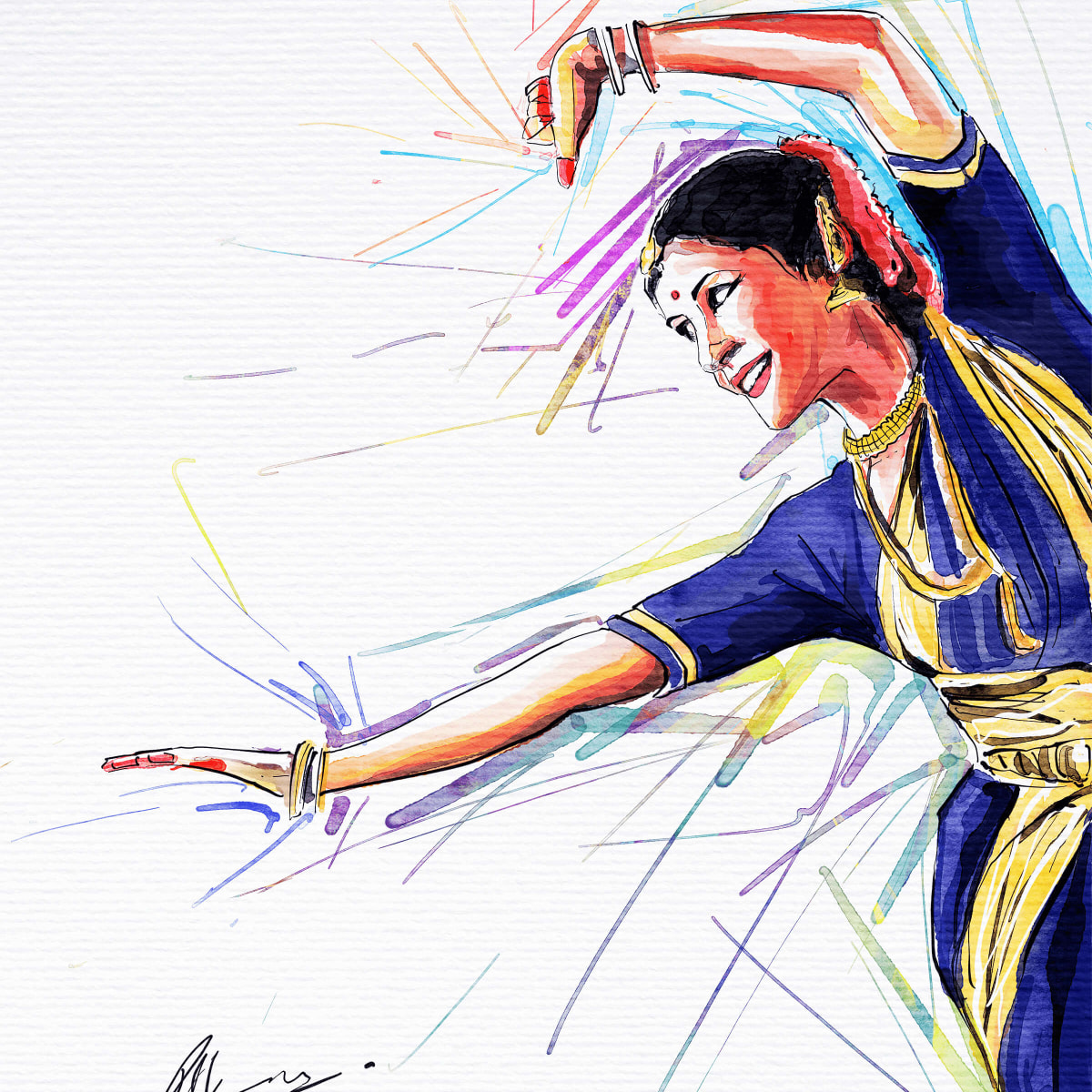 How to draw pencil shading & pen art of beautiful bharatnatyam dancer/Indian  classical dancer | Indian classical dancer, Pen art, Pencil shading